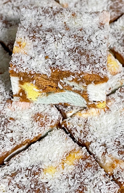 Homemade Kiwi Lolly Cake Slices. Gold Coast delivery with fee. Free pick up from Robina.